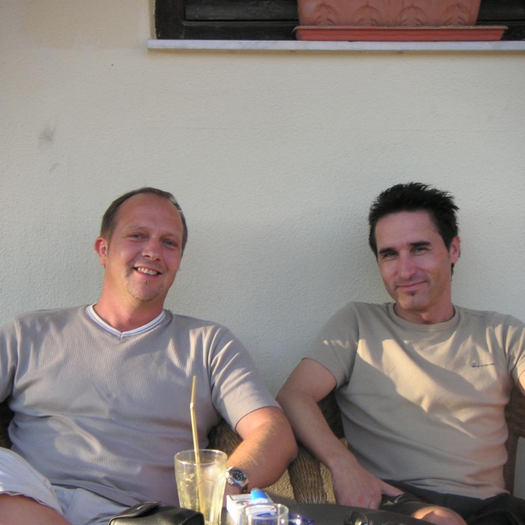 2004_10_07 Axel und Wolfgang Matala